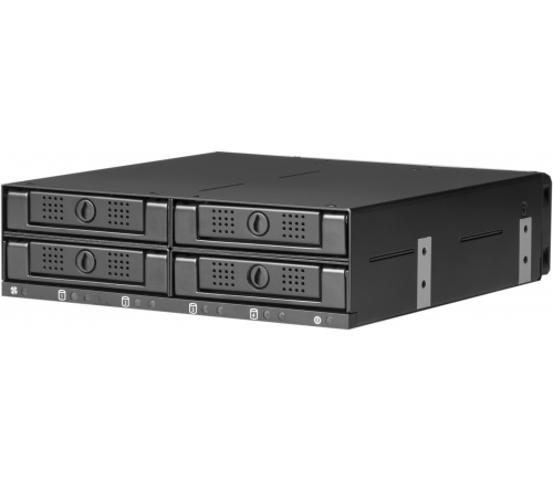 CRU DP41 disk array 0 TB Black