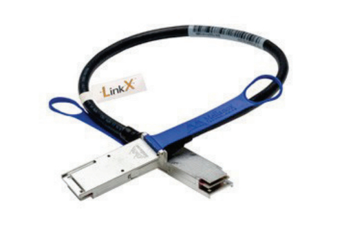 Lenovo 1.25m Mellanox QSFP Passive DAC InfiniBand/fibre optic cable Black, Blue