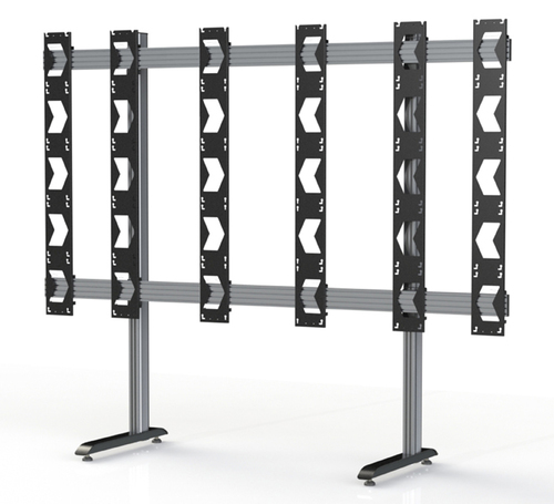 B-Tech SYSTEM X - Floor Stand for Unilumin UpanelS 5x5 DVLED Videowalls