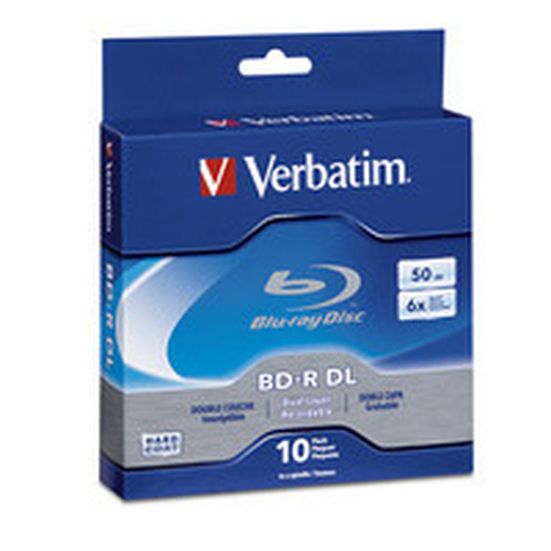 Verbatim 97335 blank Blu-Ray disc BD-R 50 GB 10 pc(s)