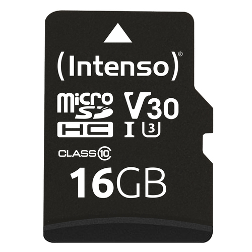 Intenso 3433470 memory card 16 GB MicroSDHC UHS-I Class 10