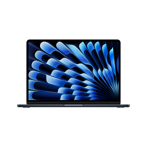 Apple MacBook Air 13-inch : M3 chip with 8-core CPU and 10-core GPU, 24GB, 512GB SSD - Midnight