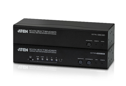 ATEN CE775-AT-E KVM extender Transmitter & receiver