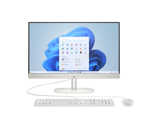 HP 24-cr0002na AMD Ryzen™ 7 7730U 60.5 cm (23.8") 1920 x 1080 pixels All-in-One PC 8 GB DDR4-SDRAM 512 GB SSD Windows 11 Home Wi-Fi 6 (802.11ax) White