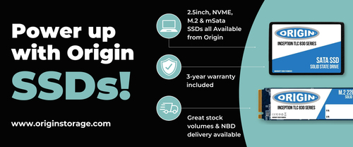 Origin Storage Inception SSD 256GB NVMe M.2 3D TLC 80mm | XMA Store