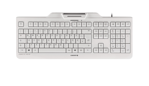 CHERRY KC 1000 SC keyboard Office USB QWERTY Nordic Black