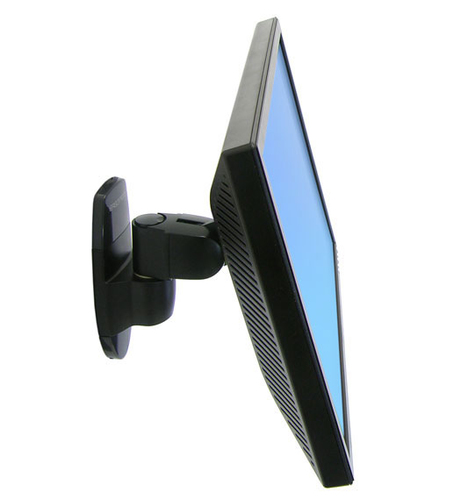 Ergotron 200 Series Wall Mount Pivot monitor mount / stand 61 cm (24") Black