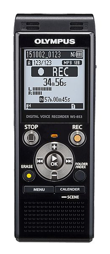 Olympus WS-853 Internal memory & flash card Black