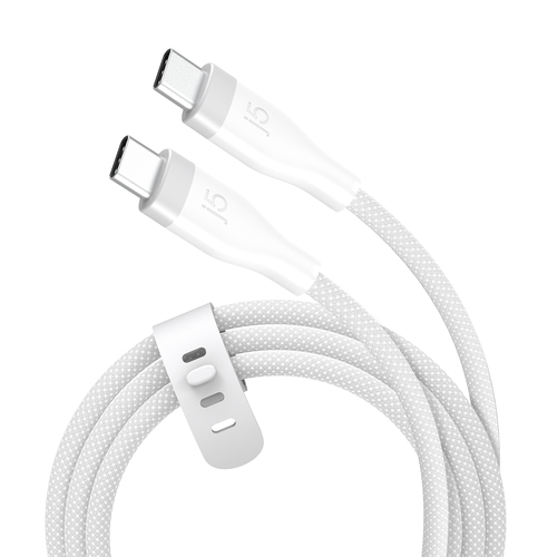 j5create JUCX18L18W USB-C® 60W Ultra Soft Double-Braided Fast Charging Cable
