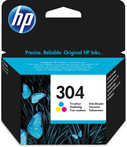 HP 304 Tri-color Original Ink Cartridge