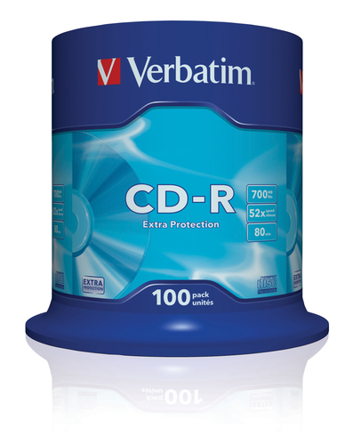 Verbatim CD-R Extra Protection 700 MB 52x 100 pc(s)