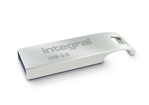Integral 16GB USB3.0 DRIVE ARC METAL UP TO R-180 W-10 MBS USB flash drive USB Type-A 3.2 Gen 1 (3.1 Gen 1) Silver