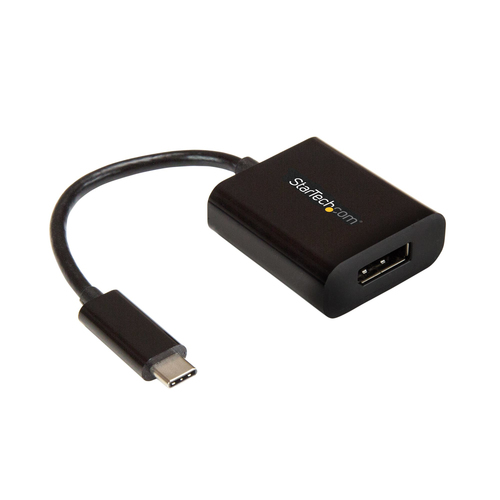 StarTech.com USB C to DisplayPort Adapter - 4K 60Hz/8K 30Hz - USB Type-C to DP 1.4 HBR2 Adapter Dongle - Compact USB-C (DP Alt Mode) Monitor Video Converter - Thunderbolt 3 Compatible