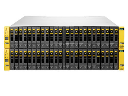 HPE 3PAR 8440 Storage server Rack (4U) Black, Yellow
