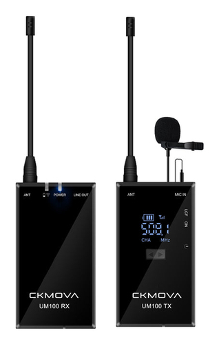 Maplin CKMOVA UM100 UHF Wireless Microphone Kit with 1x Transmitter & 1x Receiver