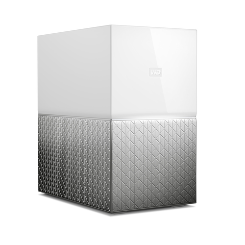 Western Digital My Cloud Home Duo personal cloud storage device 12 TB Ethernet LAN White