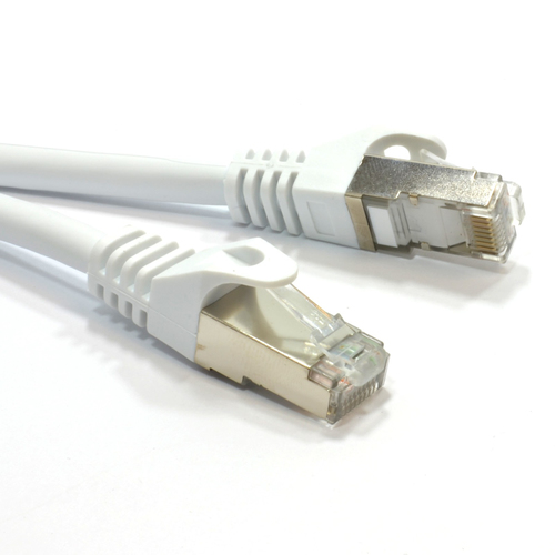 kenable 008279 networking cable White 1 m Cat6a S/FTP (S-STP)