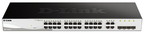D-Link DGS-1210-24 network switch Managed L2 Gigabit Ethernet (10/100/1000) 1U Black
