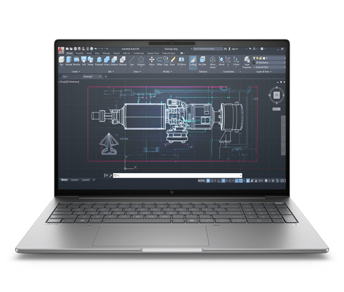 HP ZBook 8 G1i Intel Core Ultra 7 255H Mobile workstation 40.6 cm (16") WUXGA 16 GB DDR5-SDRAM 512 GB SSD NVIDIA RTX 500 Ada Wi-Fi 7 (802.11be) Windows 11 Pro AI Workstation, AI PC Silver