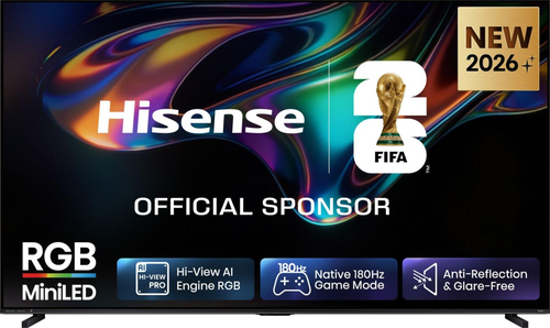 Hisense 100UR8STUK TV 2.54 m (100") 4K Ultra HD Smart TV Wi-Fi Black