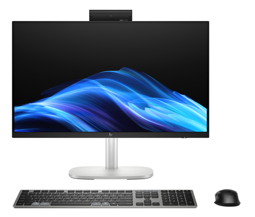 HP EliteStudio 8 All-in-One G1i 23.8 inch Desktop AI PC Intel Core Ultra 5 60.5 cm (23.8") 1920 x 1080 pixels 16 GB DDR5-SDRAM Windows 11 Pro Wi-Fi 7 (802.11be) Silver