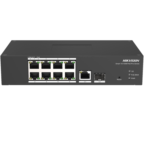 Hikvision DS-3T1310P-SI/HS network switch Managed L2 Gigabit Ethernet (10/100/1000) Power over Ethernet (PoE) Black