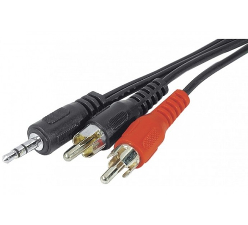 Hypertec 108551-HY audio cable 1.8 m 3.5mm 2 x RCA Black