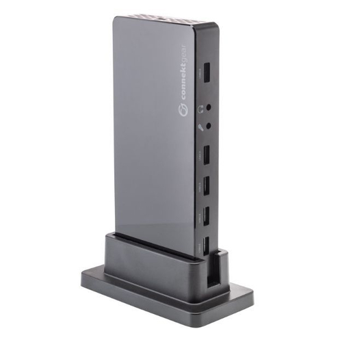 connektgear USB 3.2 Type C Desktop Dual Screen Docking Station with 100W PD