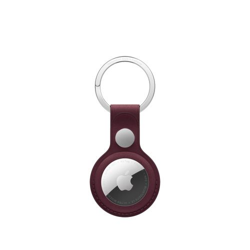 Apple AirTag FineWoven Key Ring – Burgundy