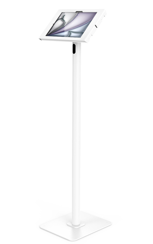 Compulocks iPad Air M2 & M3 11", Apex Enclosure Swift Floor Stand - White