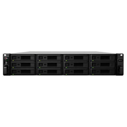 Synology RackStation RS3618xs NAS Rack (2U) Intel® Xeon® D D-1521 8 GB DDR4 0 TB DiskStation Manager Black