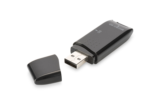 DIGITUS CARD READER USB 2.0 BLACK