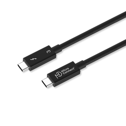 Microconnect TB3005 Thunderbolt cable 0.5 m 40 Gbit/s Black