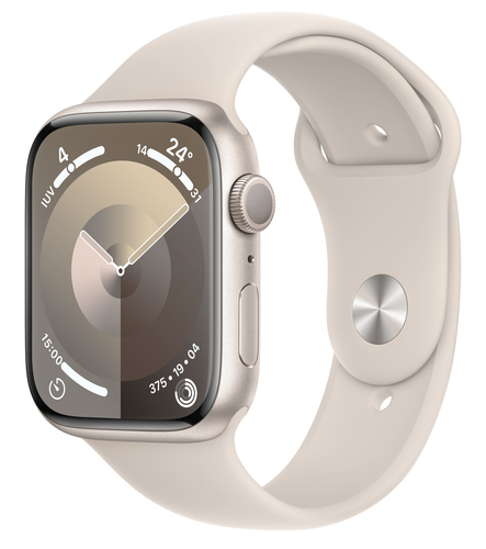 Apple Watch Series 9 (Demo) 45 mm Digital 396 x 484 pixels Touchscreen Beige Wi-Fi GPS (satellite)