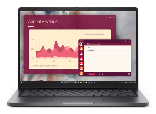 DELL Pro 14 PC14250 Intel Core 5 120U Laptop 35.6 cm (14") Full HD+ 8 GB DDR5-SDRAM 512 GB SSD Wi-Fi 6E (802.11ax) Windows 11 Pro UK English Black