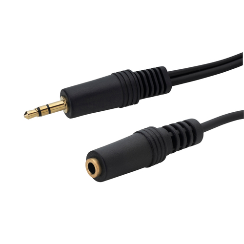 connektgear 10m 3.5mm Stereo Jack Audio Extension Cable - Male to Female - Gold Connectors