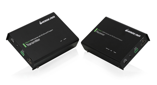 iogear GVE340 AV extender AV transmitter & receiver Black