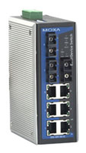 Moxa EDS-309-3M-SC-T network switch Unmanaged