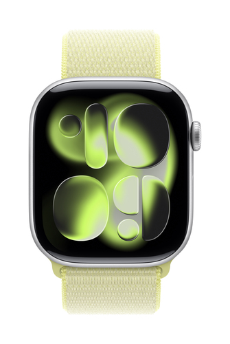 Apple MFFL4ZM/A smart wearable accessory Band Yellow Nylon, Recycled polyester, Spandex