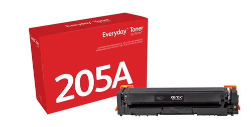 Everyday ™ Black Toner by Xerox compatible with HP 205A (CF530A), Standard capacity