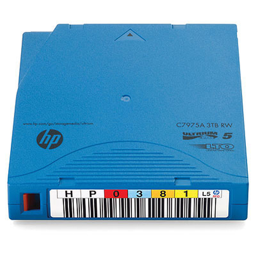 HPE LTO-5 Ultrium 3TB RFID RW Blank data tape 1.26 cm