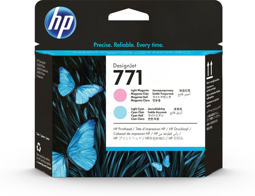 HP 771 Light Magenta/Light Cyan DesignJet Printhead