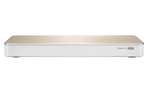 QNAP HS-453DX NAS Tower Intel® Celeron® J4105 4 GB DDR4 0 TB QNAP Turbo System Gold, White