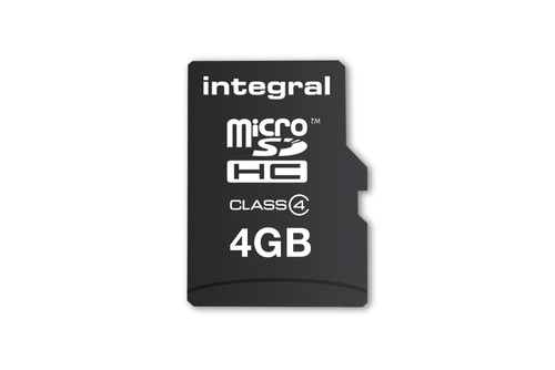 Integral 4GB MICROSDHC MEMORY CARD CLASS 4