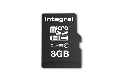 Integral 8GB MICRO SD CARD MICROSDHC CL4 UHS 1