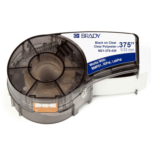 Brady M21-375-430 printer label Transparent Self-adhesive printer label