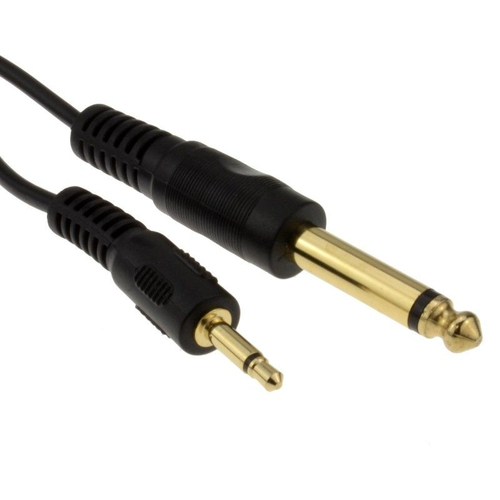 kenable 008905 audio cable 2 m 3.5mm 6.35mm Black