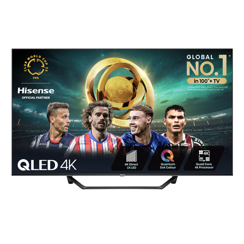 Hisense 43A7NQTUK TV 109.2 cm (43") 4K Ultra HD Smart TV Wi-Fi Grey 250 cd/m²