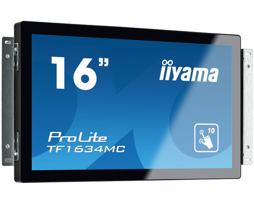 iiyama ProLite TF1634MC-B6X computer monitor 39.6 cm (15.6") 1366 x 768 pixels LED Touchscreen Black