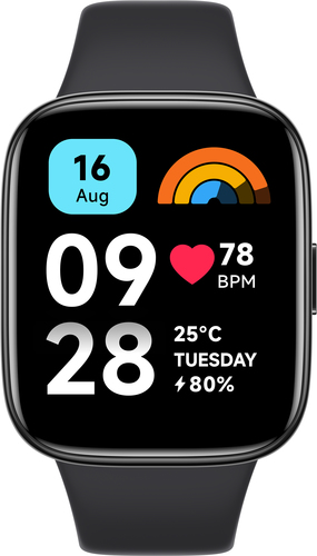 Xiaomi Redmi Watch 3 Active 4.65 cm (1.83") LED 47 mm Digital 240 x 280 pixels Touchscreen Black